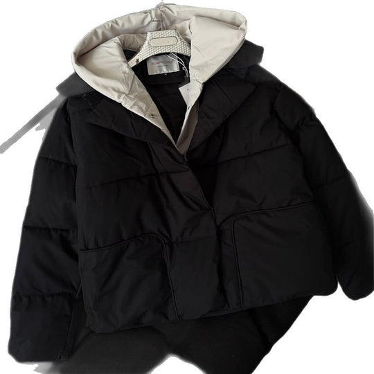 Damen Steppjacke mit großzügiger Kapuze und modernem Schnitt EB