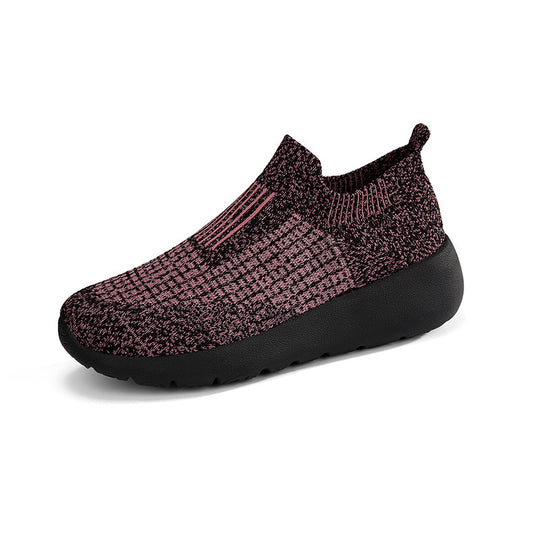 Damen Sneakers mit elastischem Strick-Obermaterial und rutschfester Sohle EB