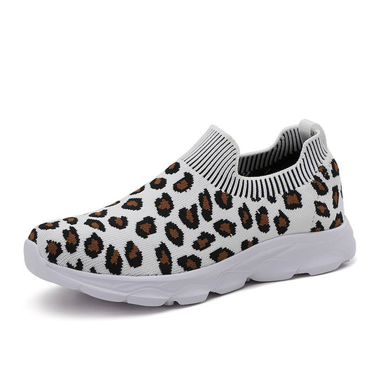 Damen Sneakers mit flexiblem Strick-Obermaterial und rutschfester Sohle EB
