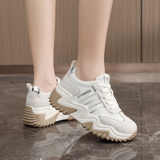 Damen Chunky Sneaker mit dämpfender Sohle und atmungsaktivem Obermaterial EB