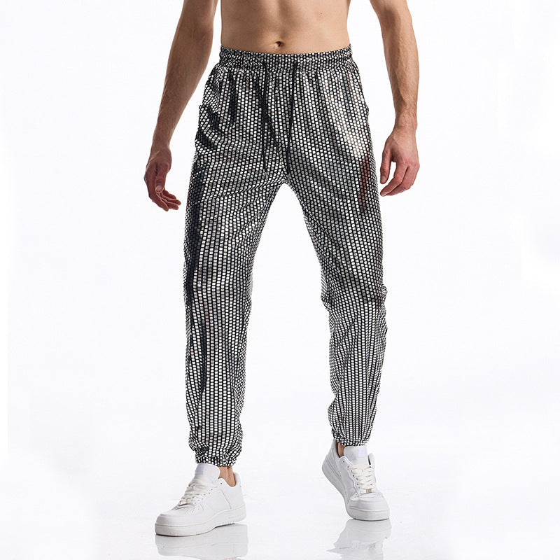 Herren atmungsaktive Jogginghose mit modernem Punktedesign EB