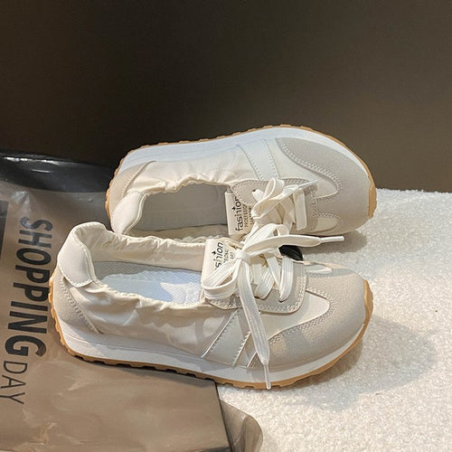 Damen Sportliche Freizeit-Sneaker mit atmungsaktiver Konstruktion und modernem Design EB