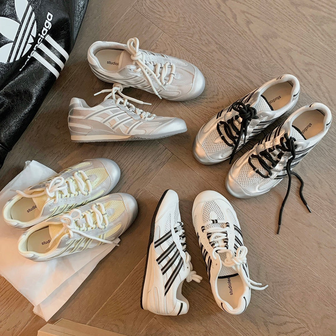 Damen Sportliche Laufschuhe mit atmungsaktiver Mesh-Oberfläche und rutschfester Sohle EB