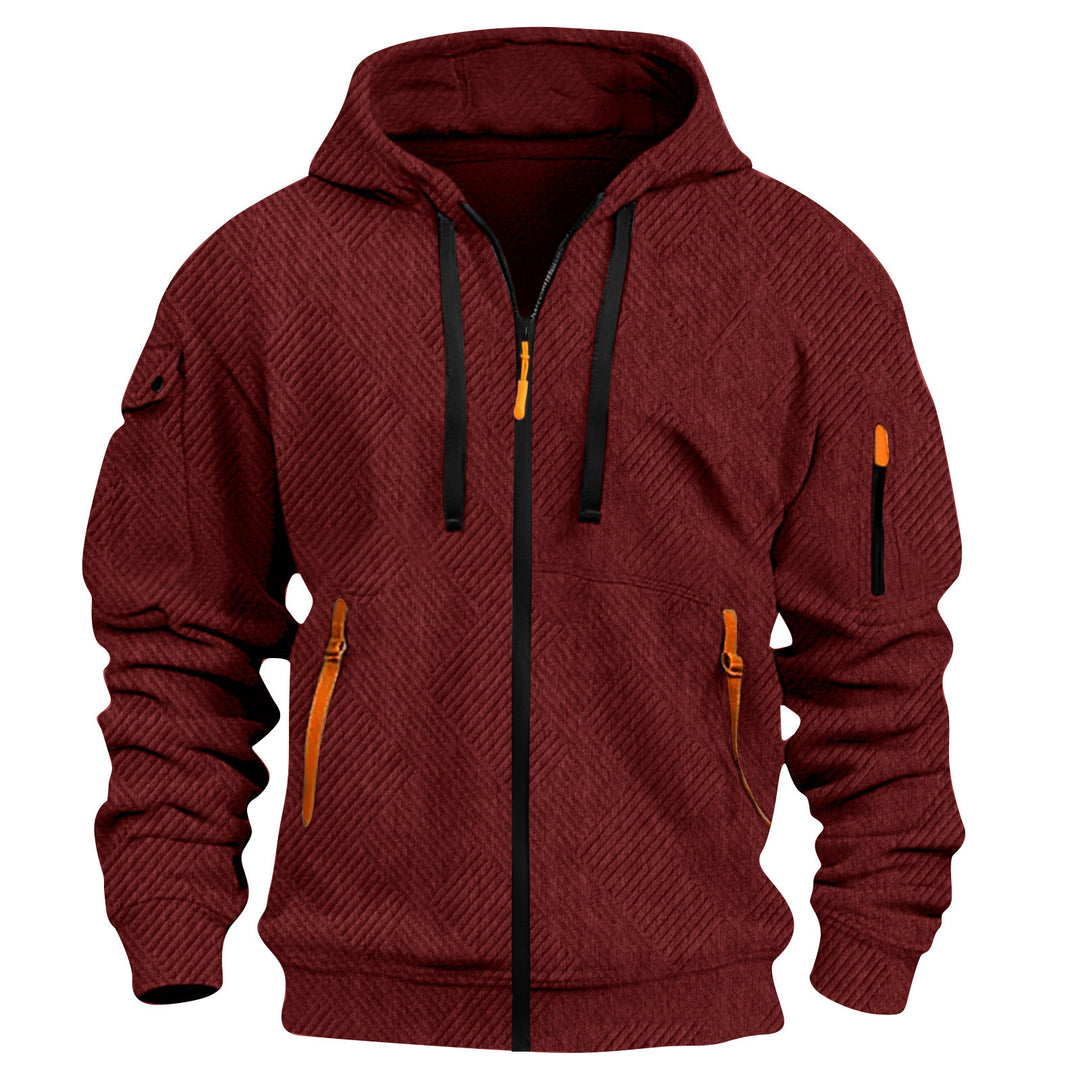 Herren Fleecejacke mit praktischen Taschen EB