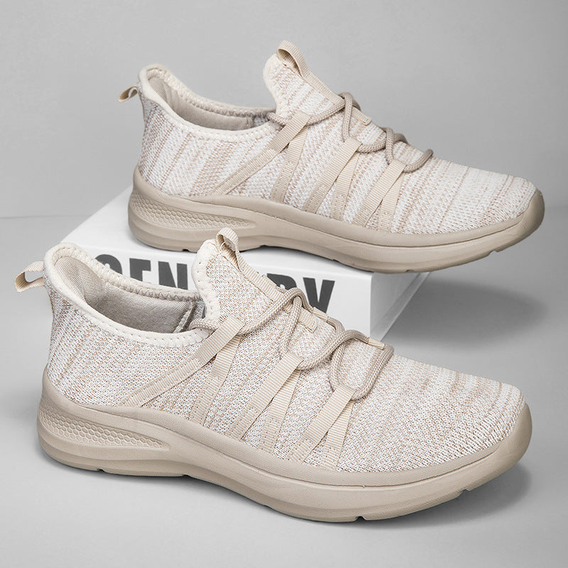 Damen Sportliche Freizeit-Sneaker mit elastischem Schnellschnürsystem EB