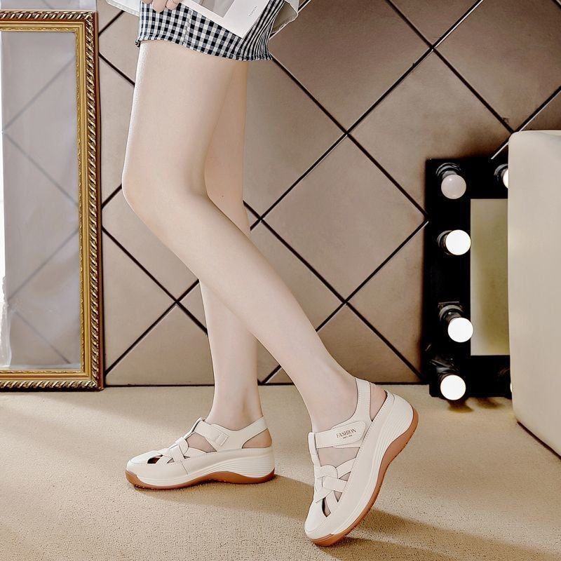 Damen Komfortable Sandalen mit verstellbarem Riemendesign und ergonomischer Sohle EB
