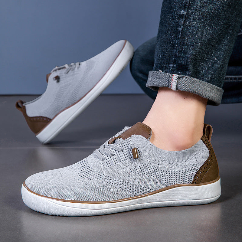 Damen Atmungsaktive Sneakers mit elastischem Schnellschnürsystem und gepolsterter Sohle EB