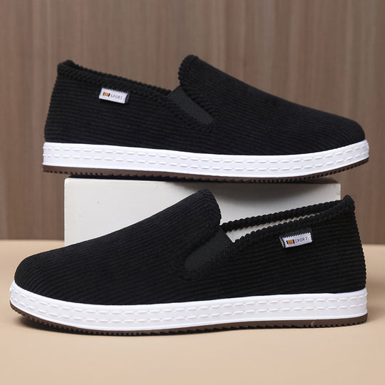 Damen Bequeme Cordstoffslipper EB