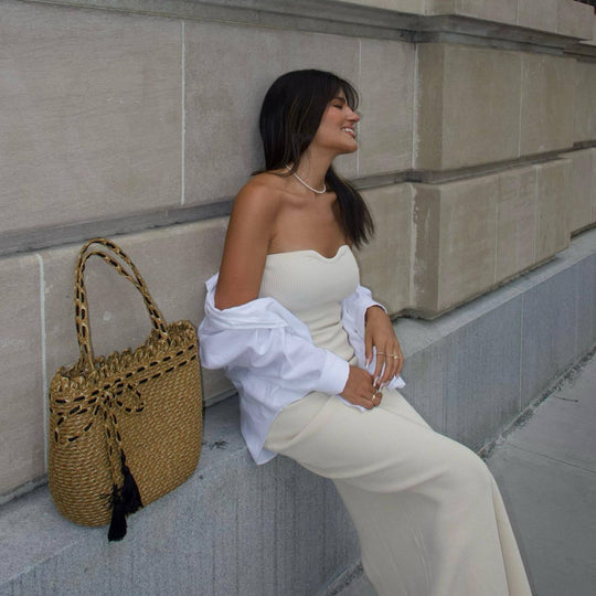 Damen Maxikleid mit schmalem Schnitt und herzförmigem Ausschnitt EB