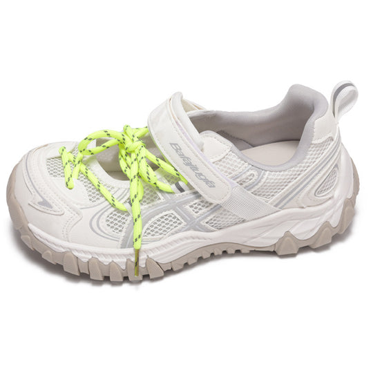 Damen Sportliche Sneakers mit atmungsaktivem Mesh-Obermaterial und rutschfester Sohle EB