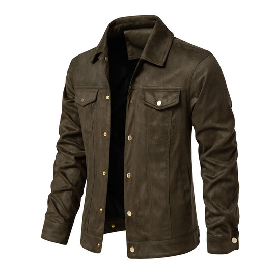 Herren jacke im Vintage-Stil mit praktischen Taschen EB