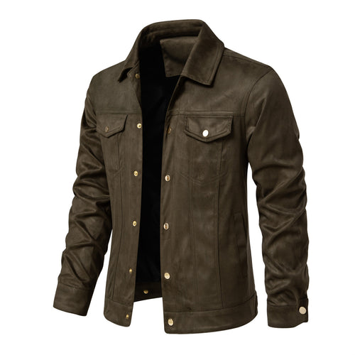 Herren jacke im Vintage-Stil mit praktischen Taschen EB