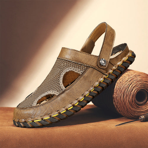 Damen Freizeit-Sandalen mit atmungsaktiver Netzstruktur und rutschfester Sohle EB