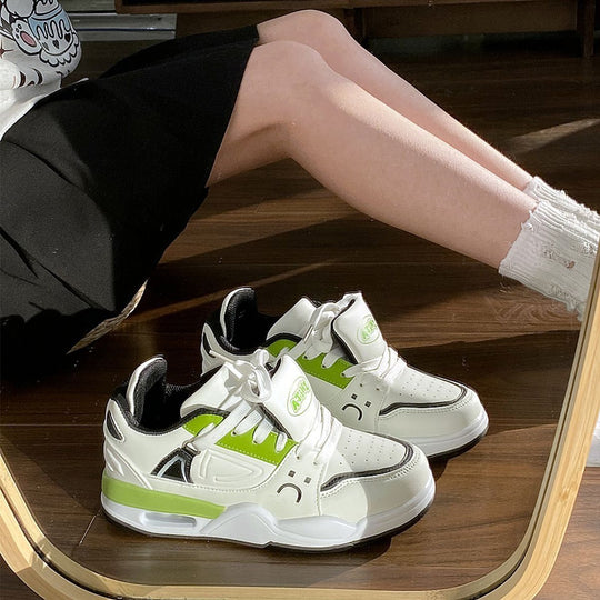 Damen Sportliche Sneaker mit atmungsaktiver Mesh-Oberfläche und integrierter Dämpfung EB