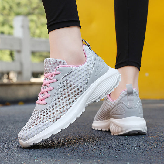 Damen Atmungsaktive Sneakers mit flexibler Sohle und rutschfester Laufsohle EB