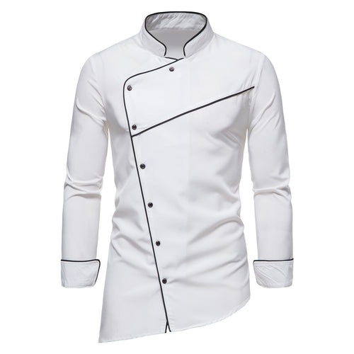 Herren Küchenjacke mit modernem Schnitt und elegantem Kragen EB