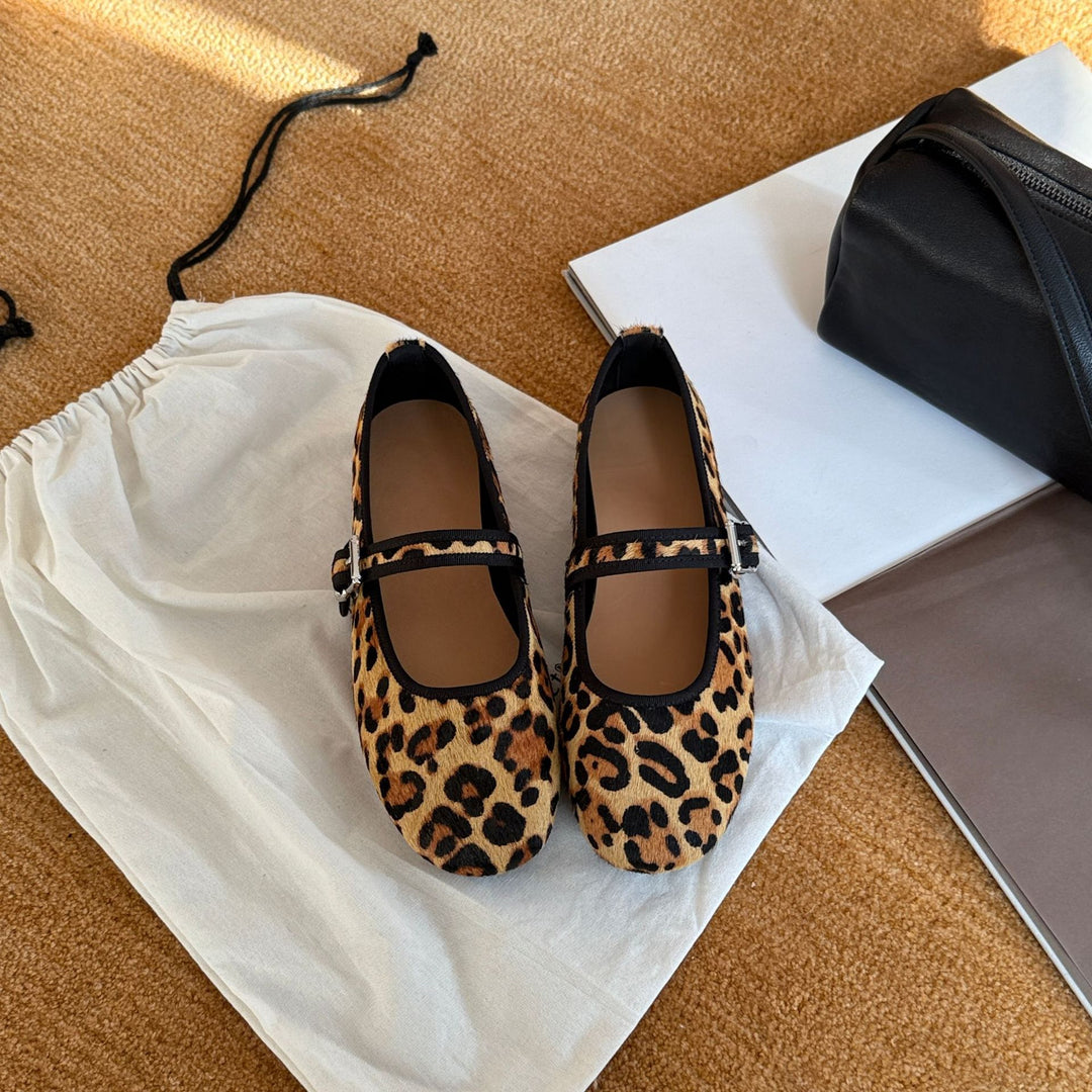 Damen Ballerinas mit verstellbarem Riemchen und gepolsterter Innensohle EB