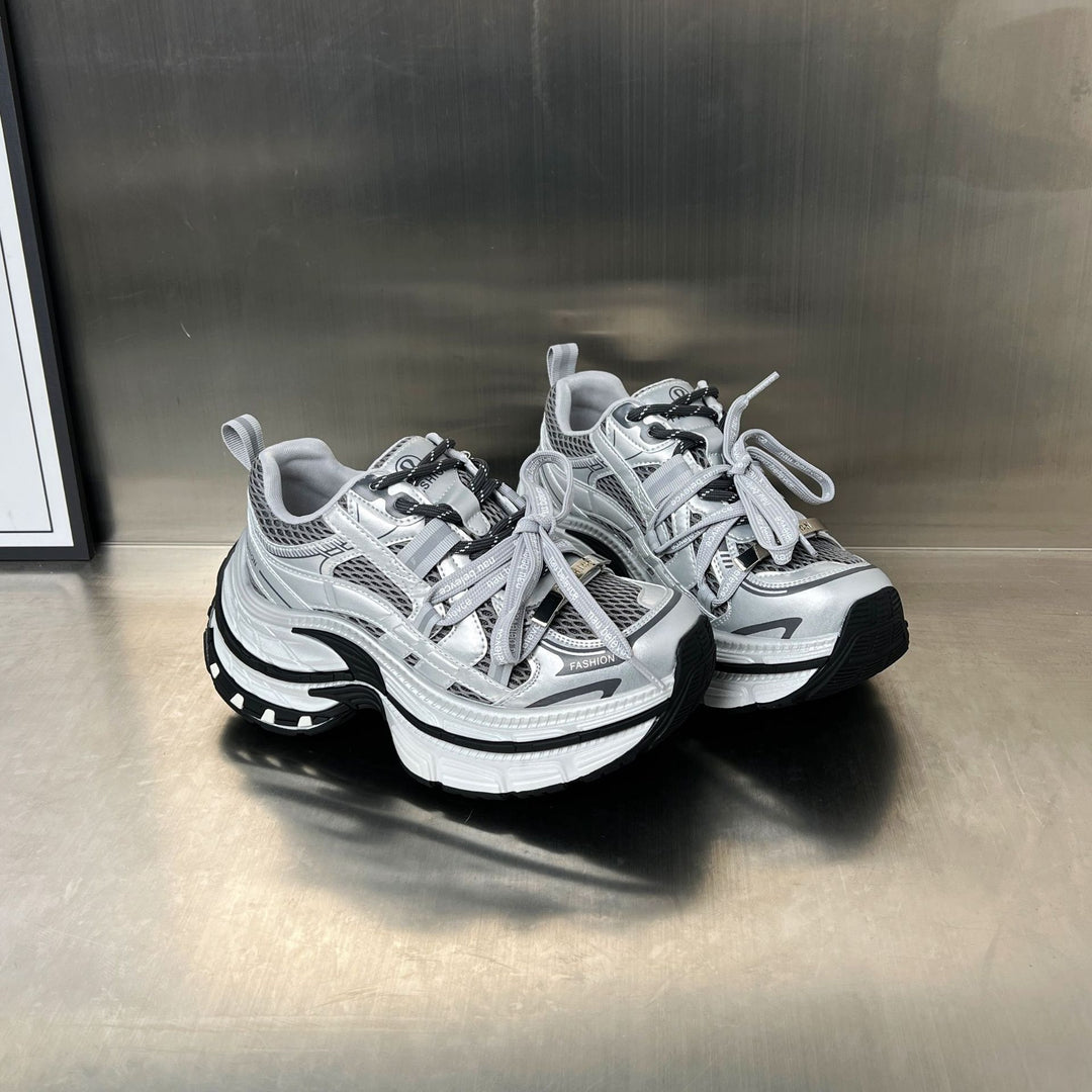 Damen Sportliche Chunky Sneakers mit innovativer Dämpfungstechnologie und atmungsaktiver Mesh-Oberfläche EB