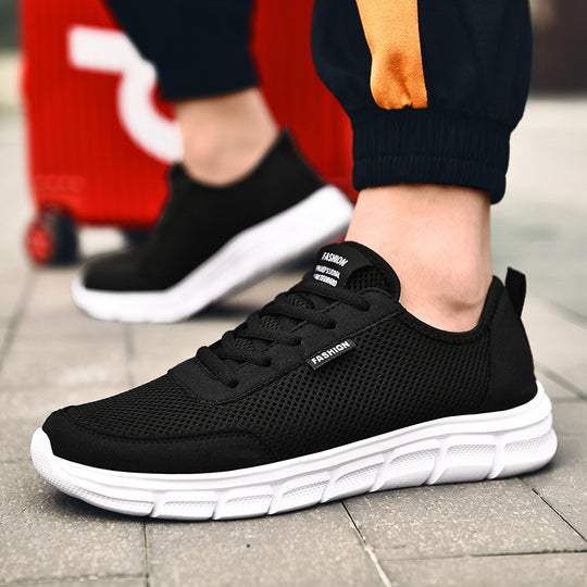 Unisex nan leichter Freizeit-Sneaker mit nahtlosem Mesh-Obermaterial und viskoelastischer Zwischensohle EB
