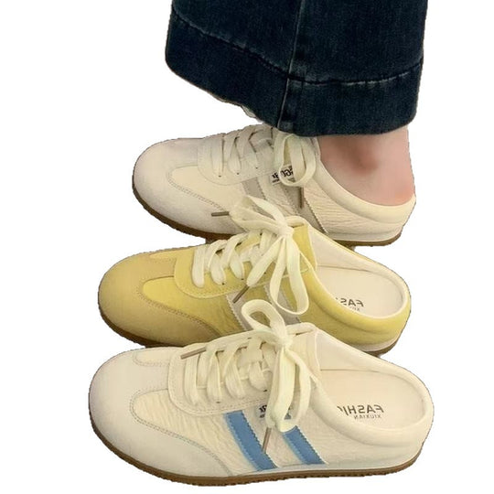 Damen Slip-On Sneakers mit leichtem Design und praktischer Schnürung EB