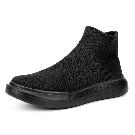 Damen Strick-Sneaker mit flexiblem Knöchelabschluss und atmungsaktiver Sohle EB