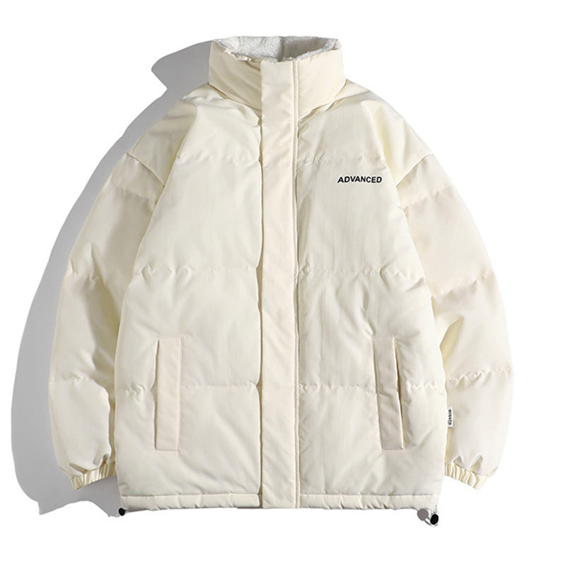 Damen vielseitige Pufferjacke mit hohem Kragen und weichem Fleecefutter EB