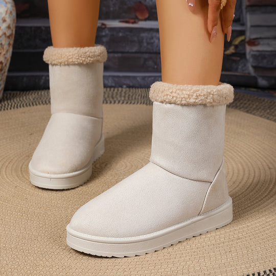 Damen Bequeme Winterstiefel mit kuscheligem Innenfutter EB