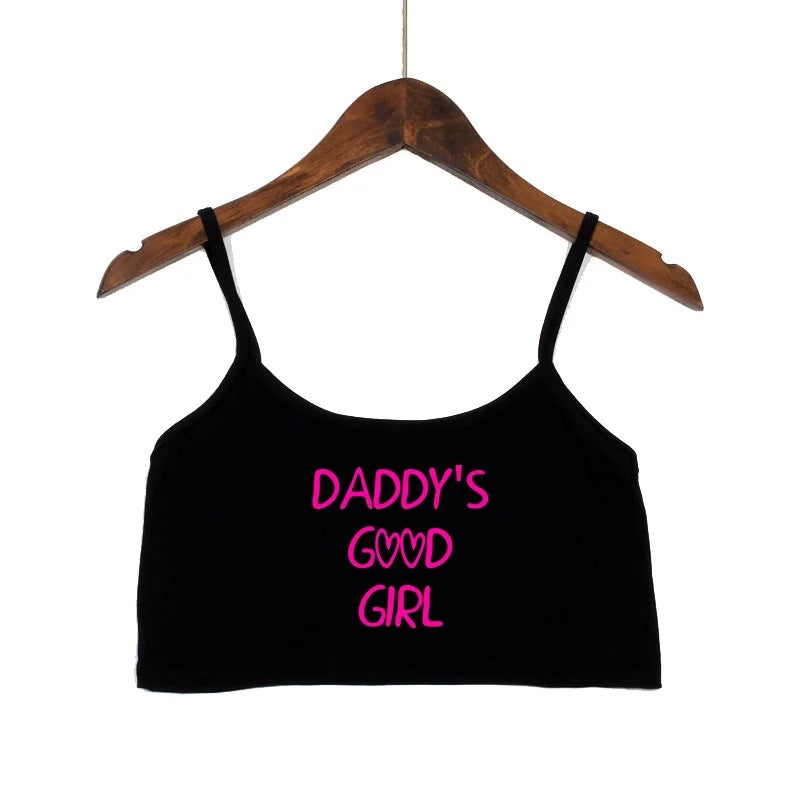 Damen modisches Crop-Top mit verzierten Trägern EB