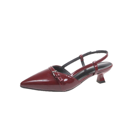 Damen Sling-Pumps mit elegantem spitzem Design und verstellbarem Riemen EB