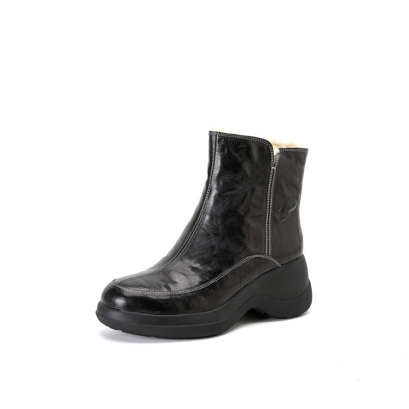 Damen isolierte Winterstiefel mit hohem Komfort und rutschfester Sohle EB