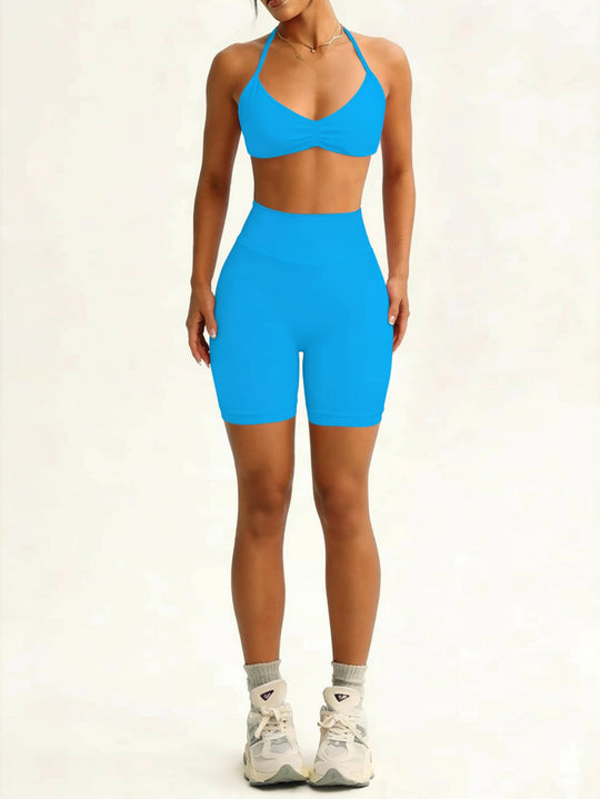 Damen Sportliches Bikini-Set mit hochelastischem Material und verstellbaren Trägern EB