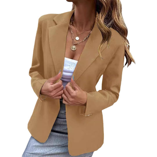 Damen moderner und eleganter Blazer mit strukturierter Textur EB