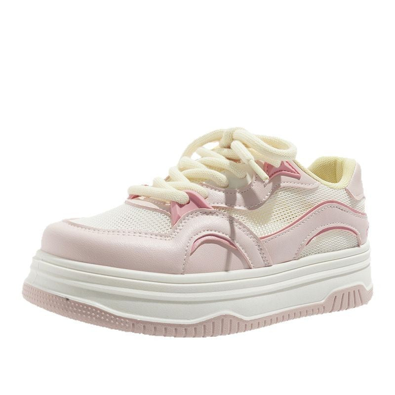 Damen Sneaker mit luftiger Mesh-Oberfläche und stoßdämpfender Sohle EB