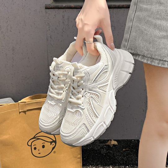 Damen Sport Sneakers mit atmungsaktivem Obermaterial und dämpfender Sohle EB