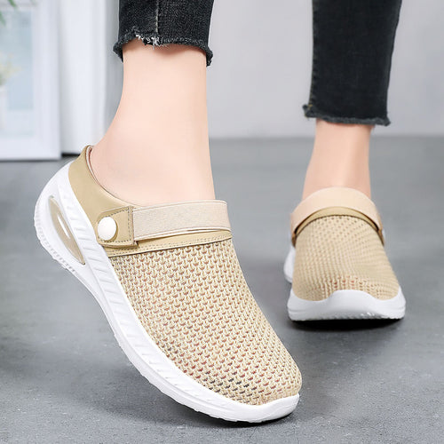 Damen Atmungsaktive Freizeitschuhe mit flexiblem Riemen EB