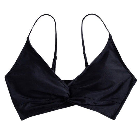 Damen sommerlicher Bralette-Bikinioberteil mit eleganter Twist-Detail EB