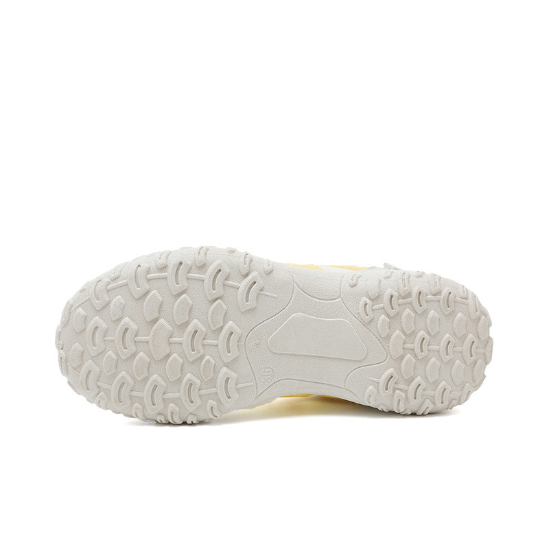 Damen Sportliche Sneaker mit atmungsaktivem Netzmaterial und dämpfender Laufsohle EB
