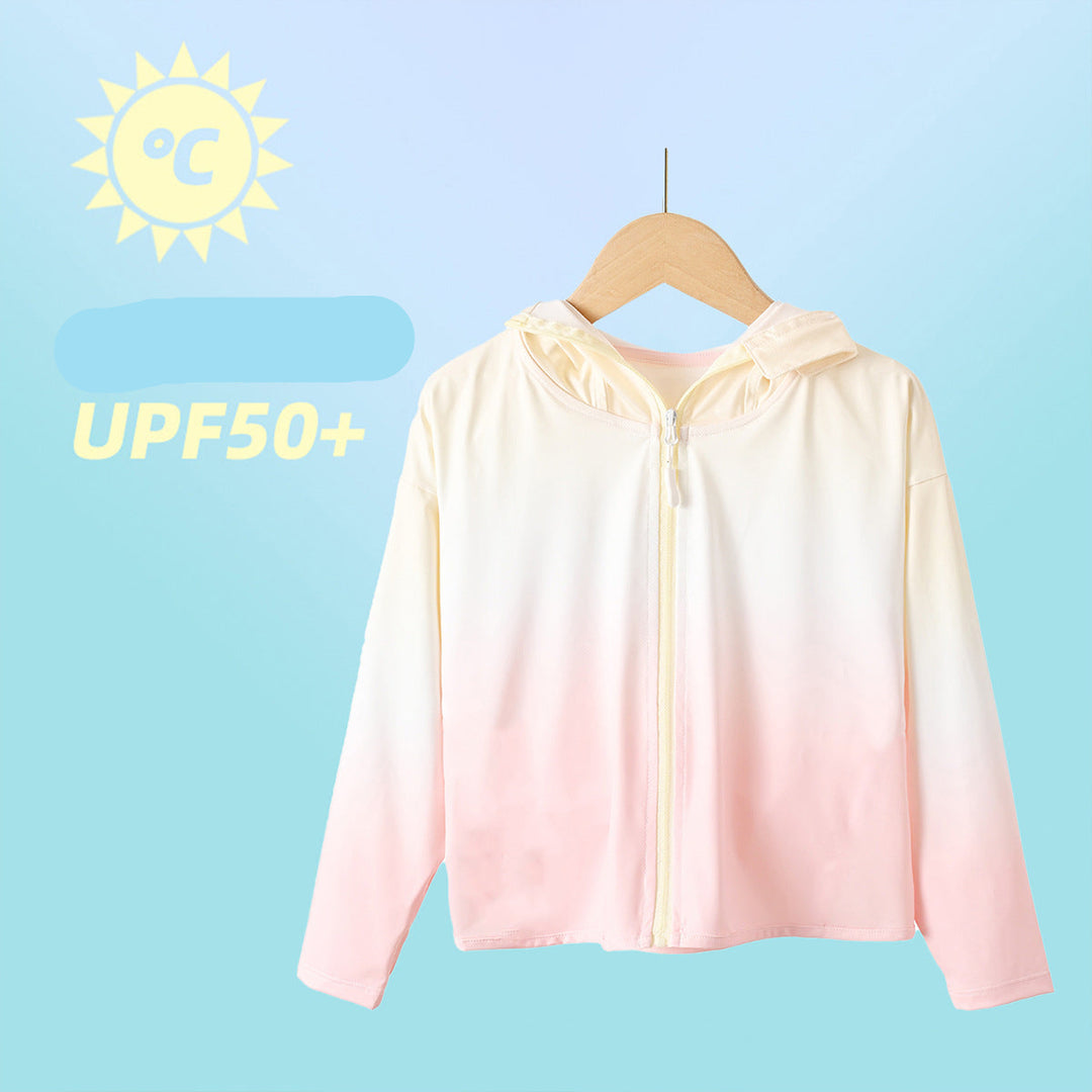 Damen UV-Schutzjacke mit atmungsaktivem Stoff und abnehmbarer Kapuze R&B