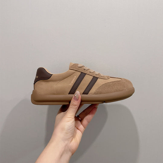 Damen Sportliche Sneaker aus hochwertigem Wildleder mit atmungsaktiver Konstruktion EB