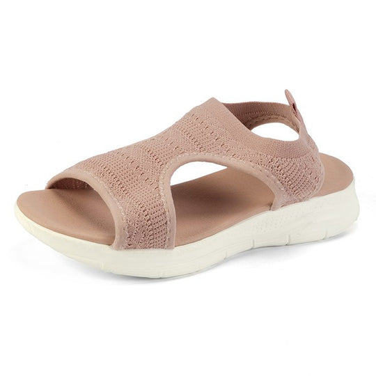 Damen Atmungsaktive Sandalen mit elastischem Obermaterial und rutschfester Sohle EB
