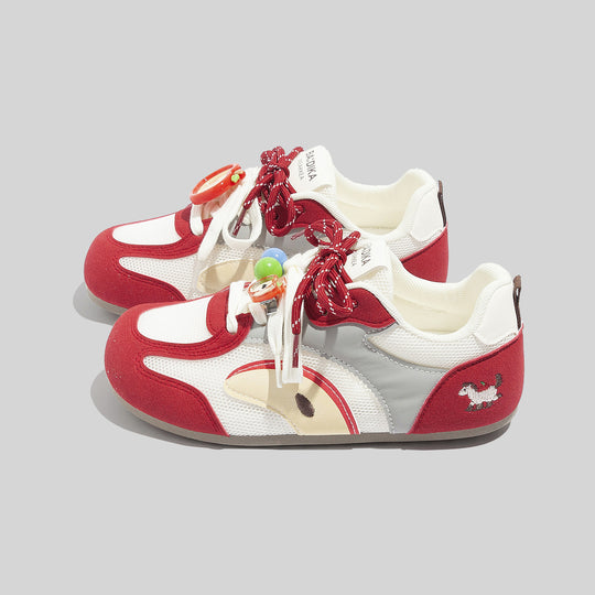 Damen Verspielte Freizeitsneaker mit einzigartigem Tiermotiv und komfortabler Sohle EB
