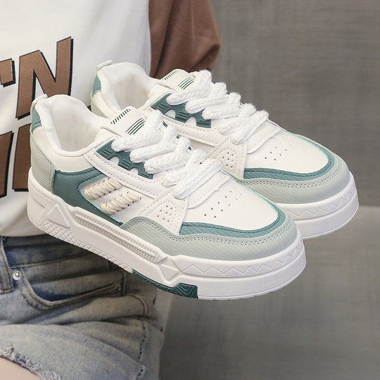 Damen Sportliche Sneaker mit atmungsaktiver Mesh-Konstruktion und trendiger Außensohle EB