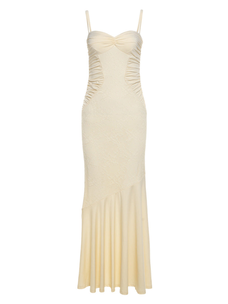 Damen Elegantes Wickelkleid mit Raffungen und asymmetrischem Rock EB