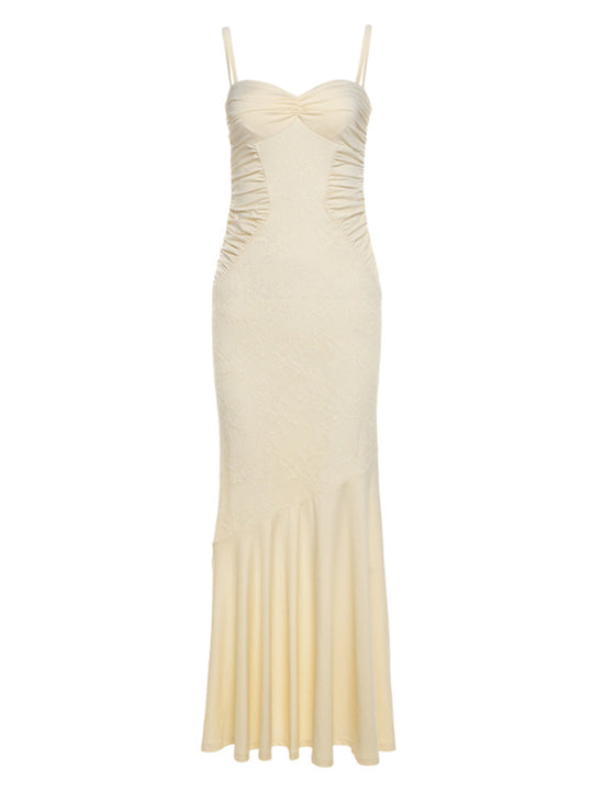 Damen Elegantes Wickelkleid mit Raffungen und asymmetrischem Rock EB