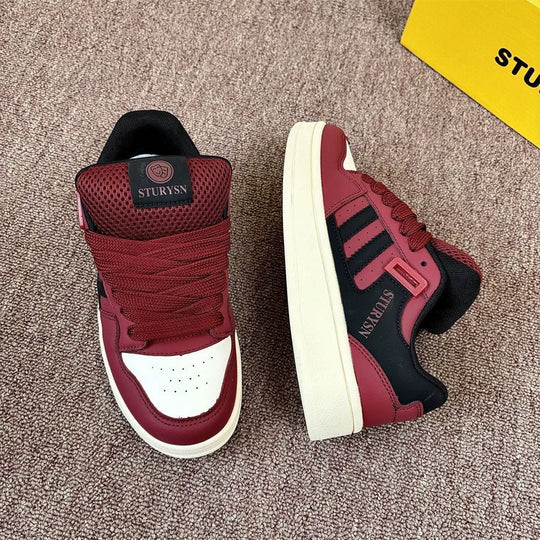 Damen sportliche Sneakers mit luftiger Mesh-Oberfläche und dämpfender Sohle EB