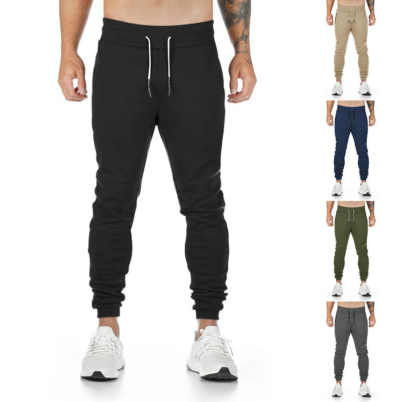 Herren Tapered-Sweat-Jogger mit Knie‑Paneel, verdeckten Reißverschlusstaschen & Komfortbund EB