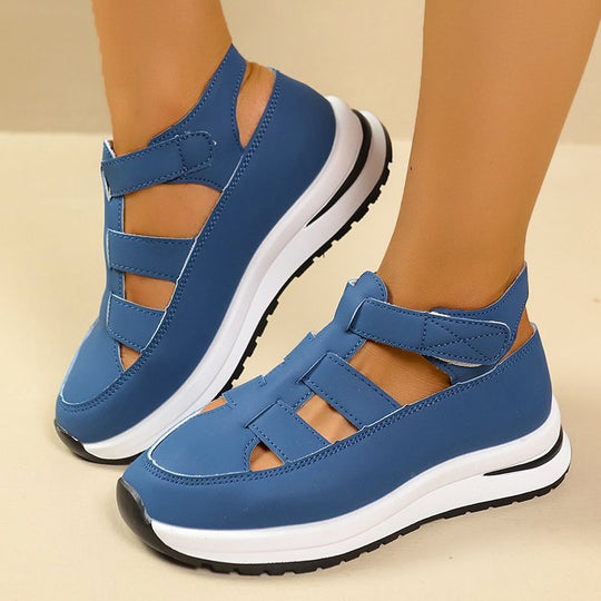 Damen freizeitorientierte Sneakers mit komfortabler Oberflächenstruktur und flexiblem Sohlendesign EB