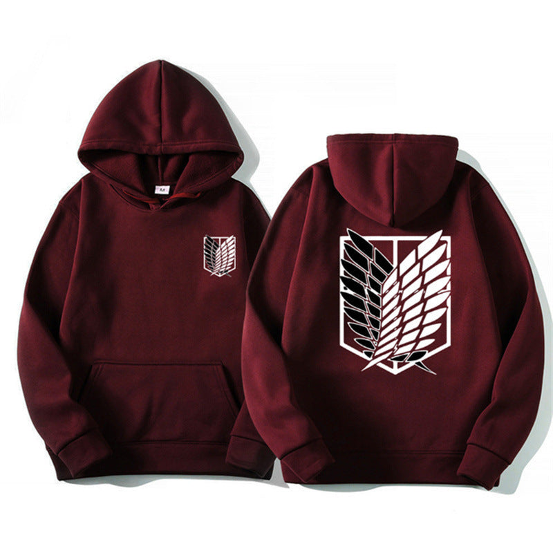 Damen Kapuzenpullover mit klassischem Anime-Motiv EB