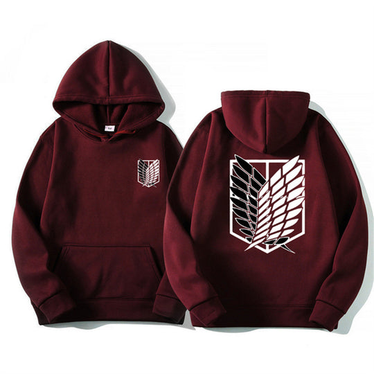 Damen Kapuzenpullover mit klassischem Anime-Motiv EB