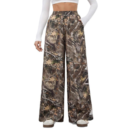 Damen weite Camouflage-Hose EB